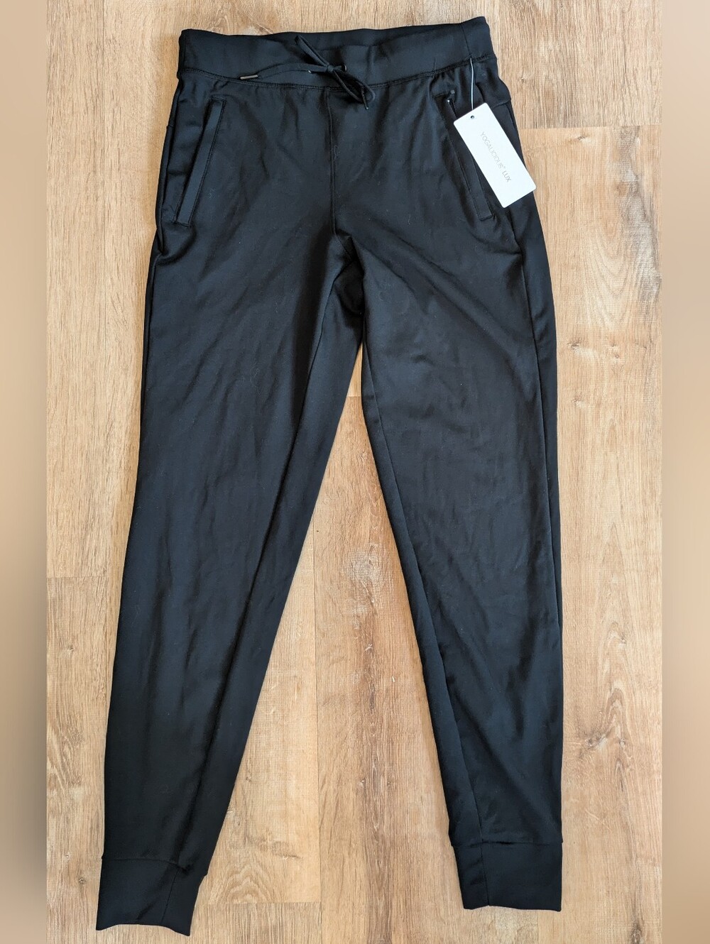Yogalicious Lux Avenue Black Jogger Pants XS NWT